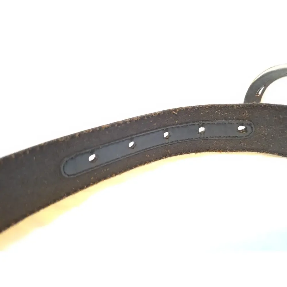 Brighton Belt Leather Studded Detail Women Size L / 34 Black B20403